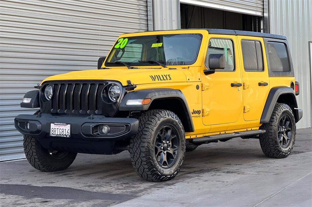 used 2020 Jeep Wrangler Unlimited car, priced at $24,935