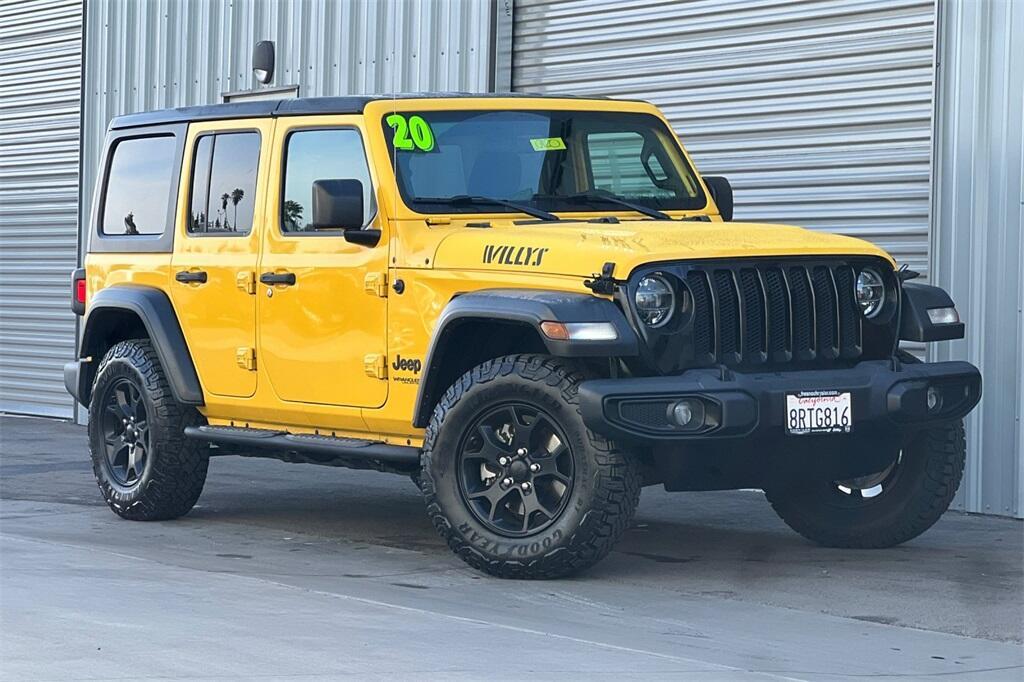 used 2020 Jeep Wrangler Unlimited car, priced at $24,935