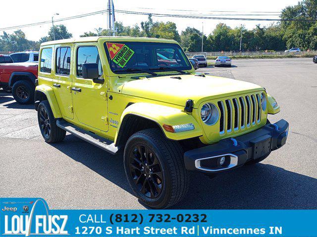 used 2022 Jeep Wrangler Unlimited 4xe car, priced at $30,549