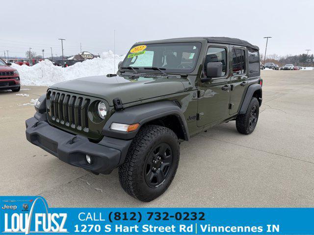 used 2022 Jeep Wrangler Unlimited car, priced at $25,991