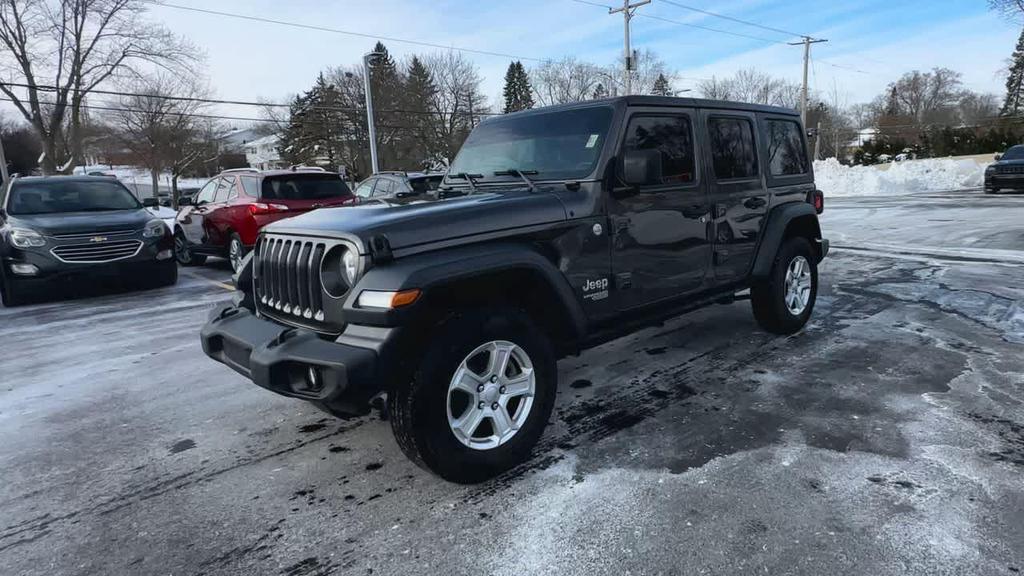 used 2019 Jeep Wrangler Unlimited car, priced at $18,697