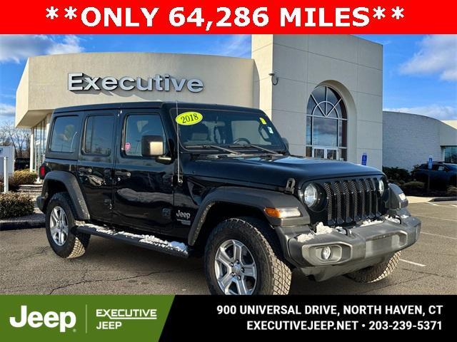 used 2018 Jeep Wrangler Unlimited car, priced at $20,987