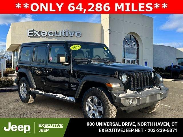 used 2018 Jeep Wrangler Unlimited car, priced at $21,987