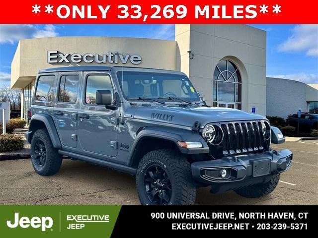 used 2021 Jeep Wrangler Unlimited car, priced at $27,987