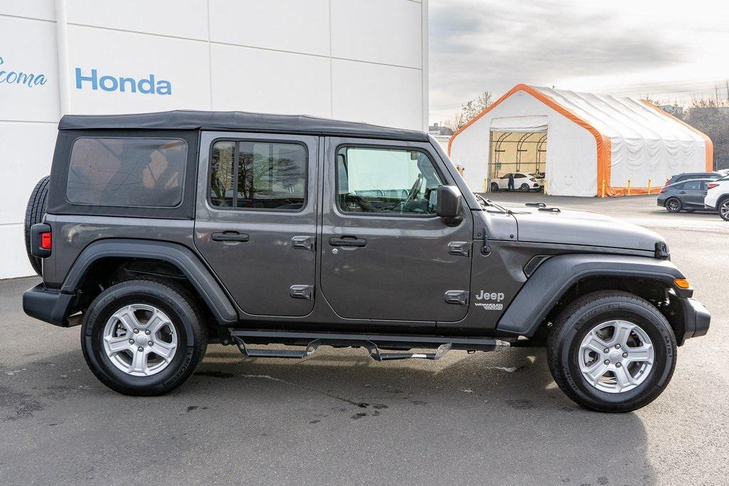 used 2018 Jeep Wrangler Unlimited car, priced at $19,632