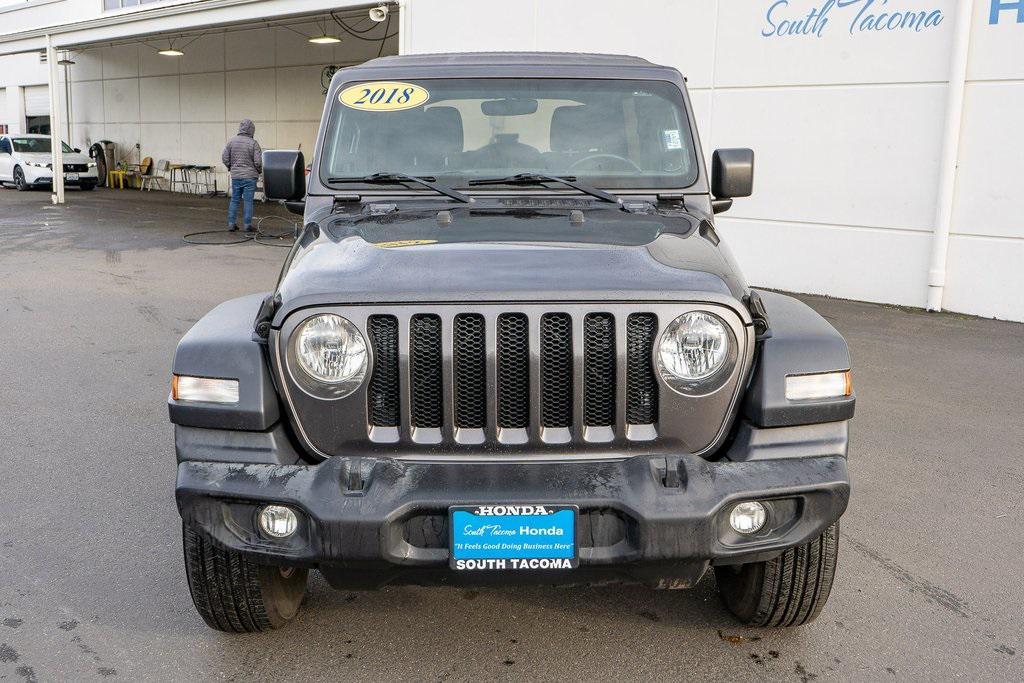 used 2018 Jeep Wrangler Unlimited car, priced at $19,632