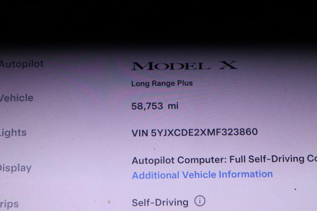 used 2021 Tesla Model X car, priced at $41,490
