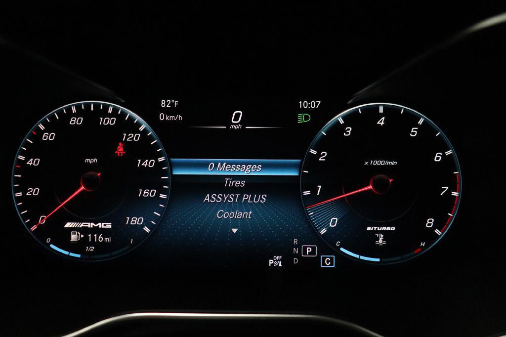 used 2021 Mercedes-Benz AMG C 43 car, priced at $34,990