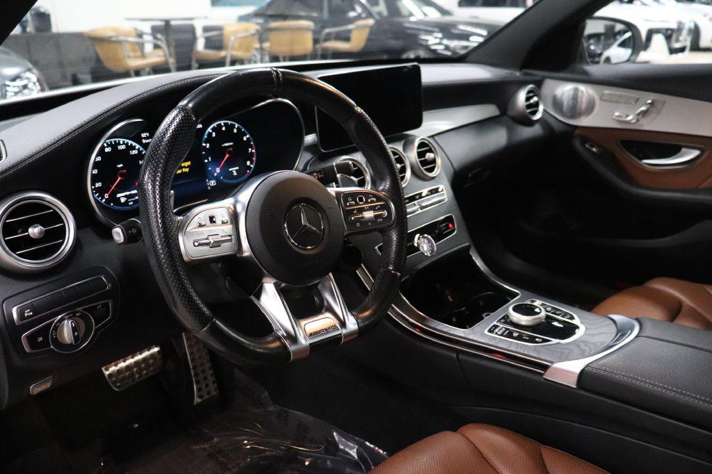 used 2021 Mercedes-Benz AMG C 43 car, priced at $34,990