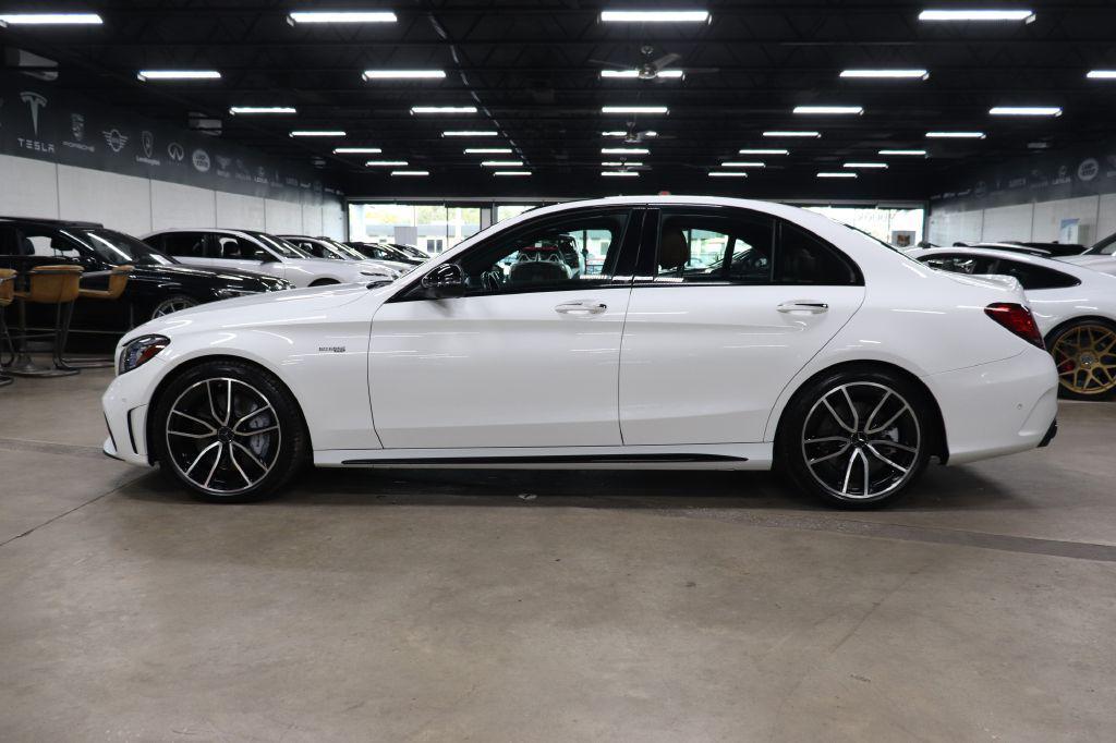 used 2021 Mercedes-Benz AMG C 43 car, priced at $34,990