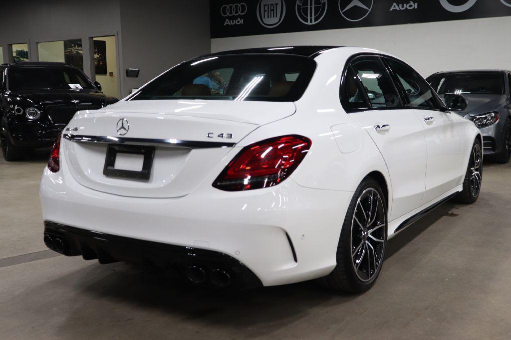 used 2021 Mercedes-Benz AMG C 43 car, priced at $34,990