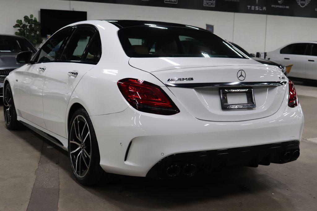 used 2021 Mercedes-Benz AMG C 43 car, priced at $34,990