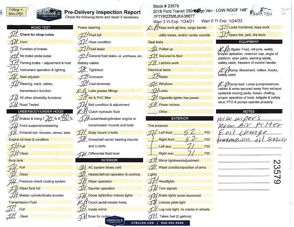 used 2018 Ford Transit-250 car, priced at $43,995