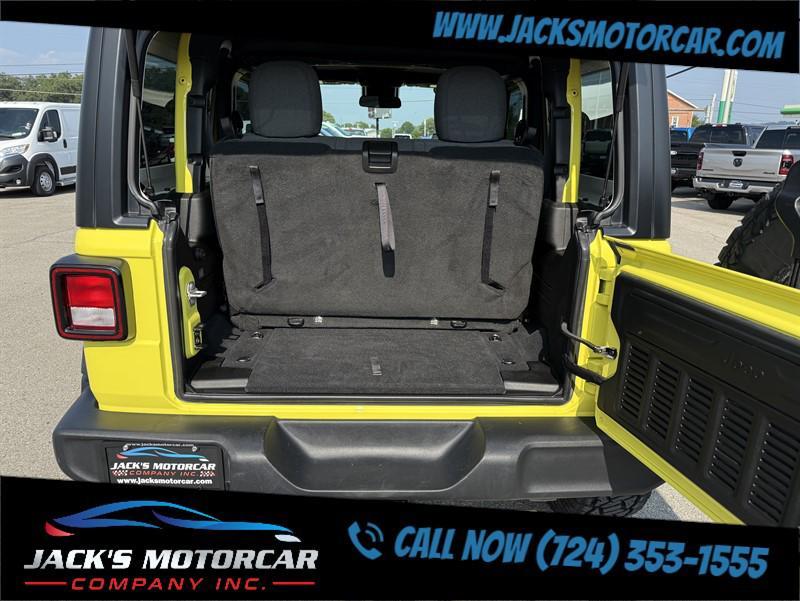 used 2024 Jeep Wrangler car, priced at $35,900