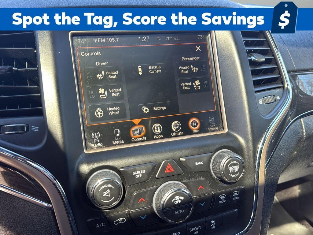 used 2017 Jeep Grand Cherokee car, priced at $17,700