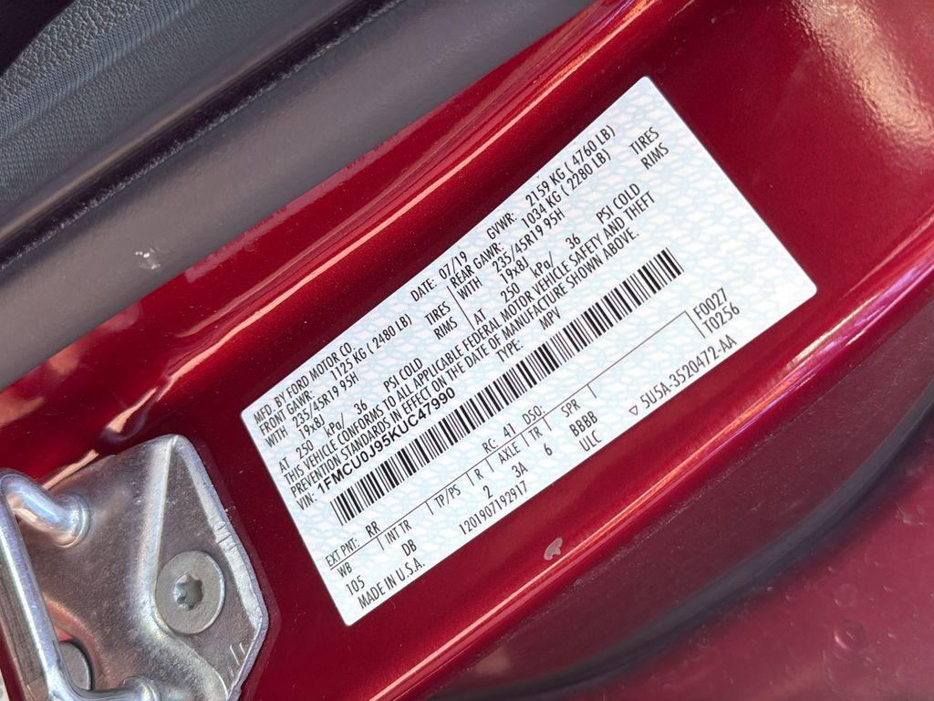 used 2019 Ford Escape car, priced at $15,189