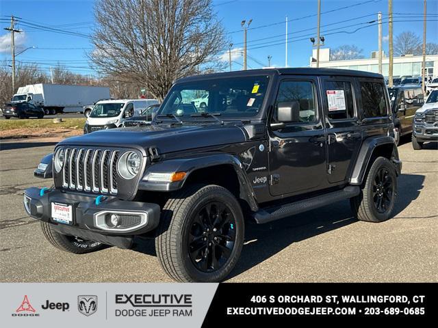 used 2022 Jeep Wrangler Unlimited 4xe car, priced at $29,998