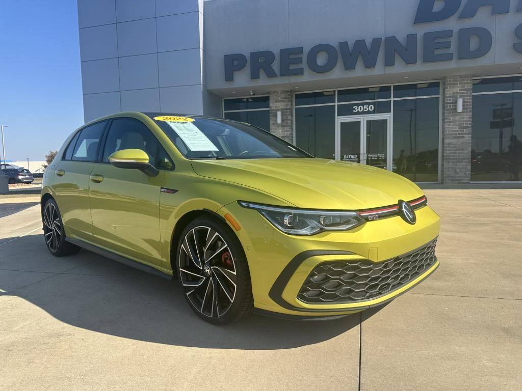 used 2022 Volkswagen Golf GTI car, priced at $26,997