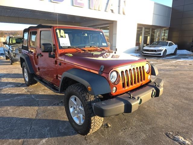 used 2014 Jeep Wrangler Unlimited car, priced at $9,900