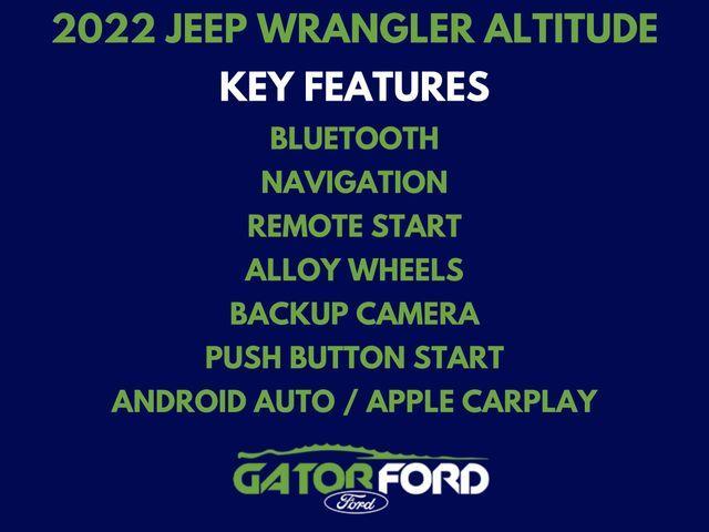 used 2022 Jeep Wrangler Unlimited car, priced at $28,512
