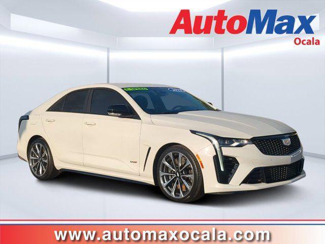 used 2023 Cadillac CT4-V car, priced at $44,975