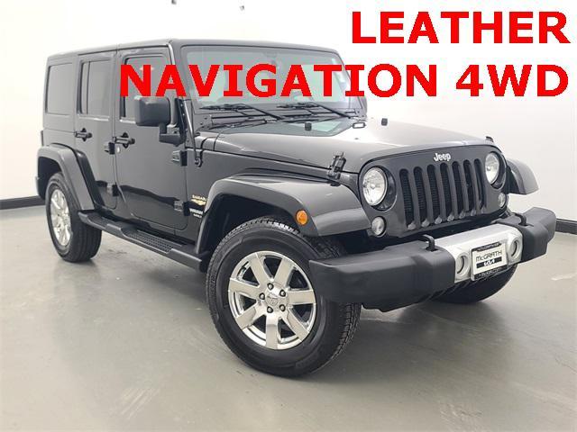 used 2015 Jeep Wrangler Unlimited car, priced at $17,488