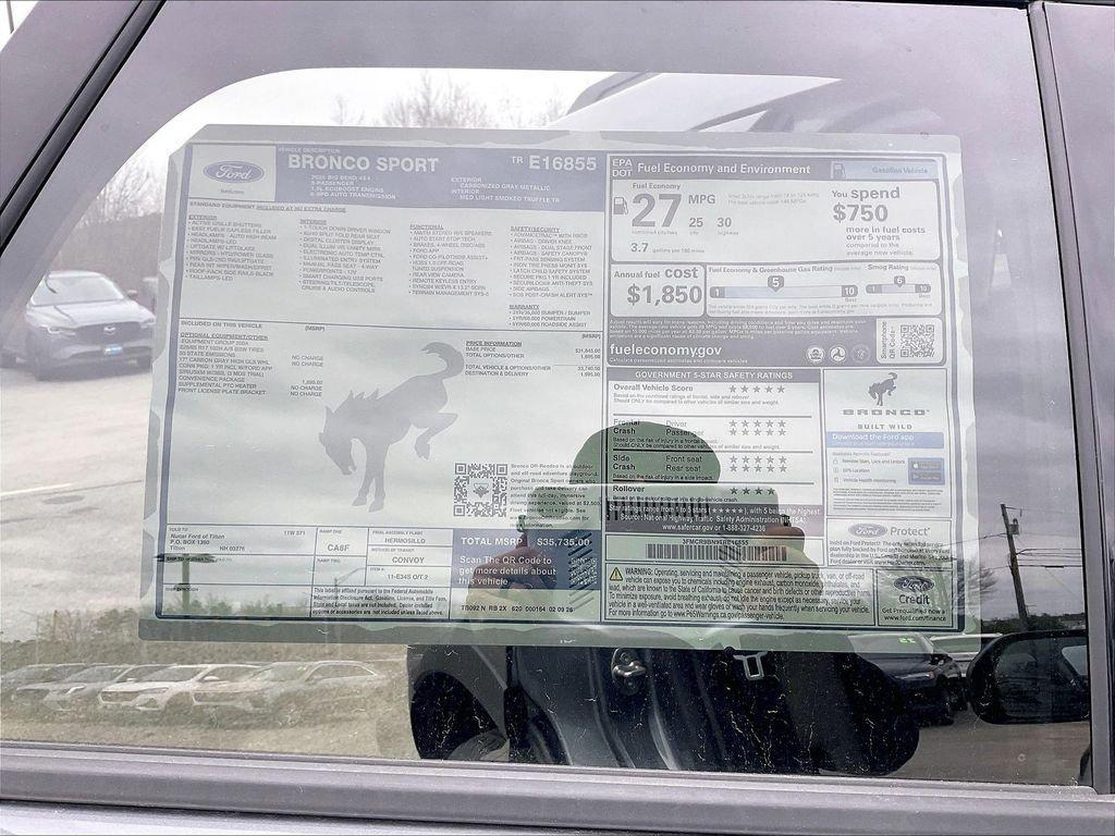 new 2026 Ford Bronco Sport car, priced at $34,084