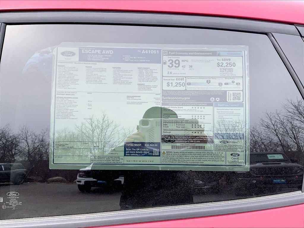 new 2026 Ford Escape car, priced at $33,992