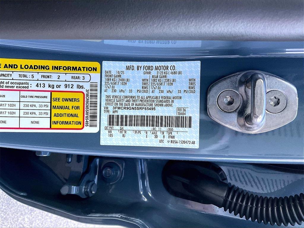 new 2025 Ford Bronco Sport car, priced at $32,083