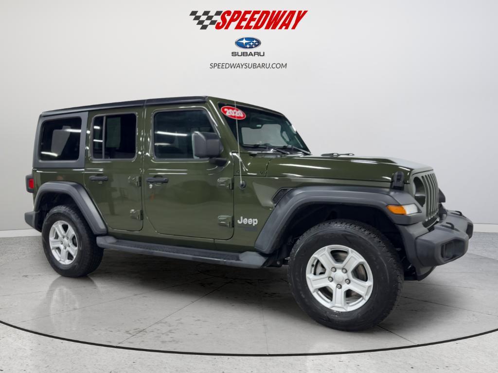 used 2020 Jeep Wrangler Unlimited car, priced at $22,000