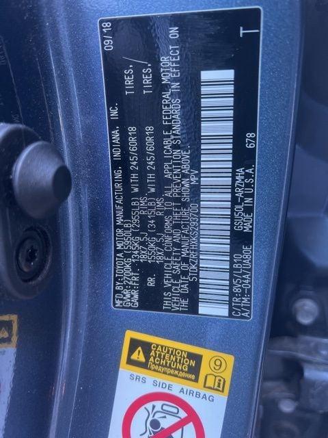 used 2019 Toyota Highlander car, priced at $26,999