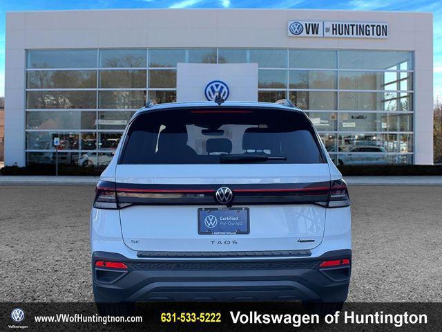 used 2025 Volkswagen Taos car, priced at $28,750