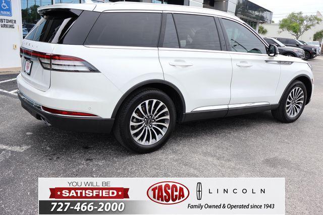 used 2022 Lincoln Aviator car, priced at $35,990