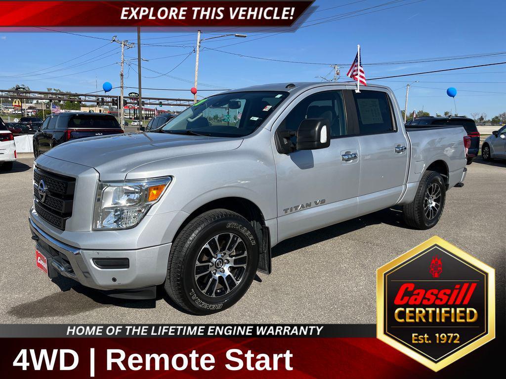 used 2020 Nissan Titan car, priced at $29,279