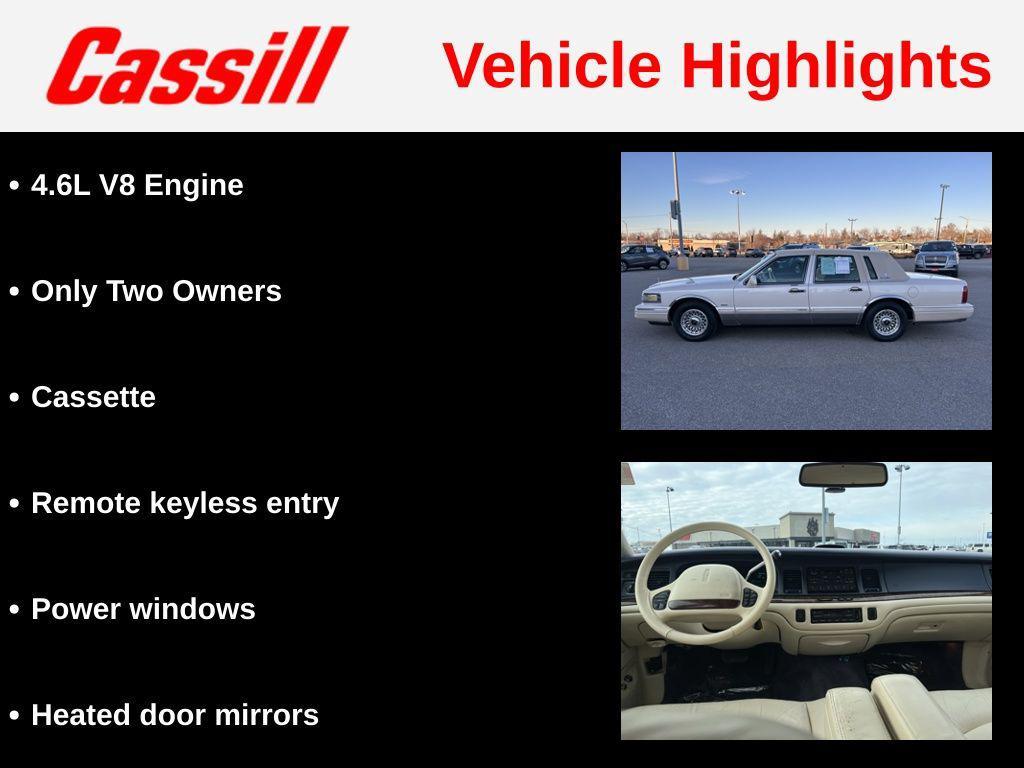 used 1996 Lincoln Town Car car, priced at $6,783