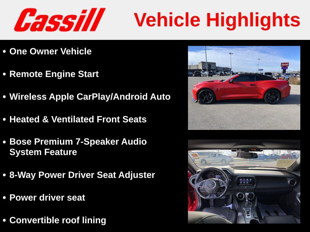 used 2023 Chevrolet Camaro car, priced at $29,847