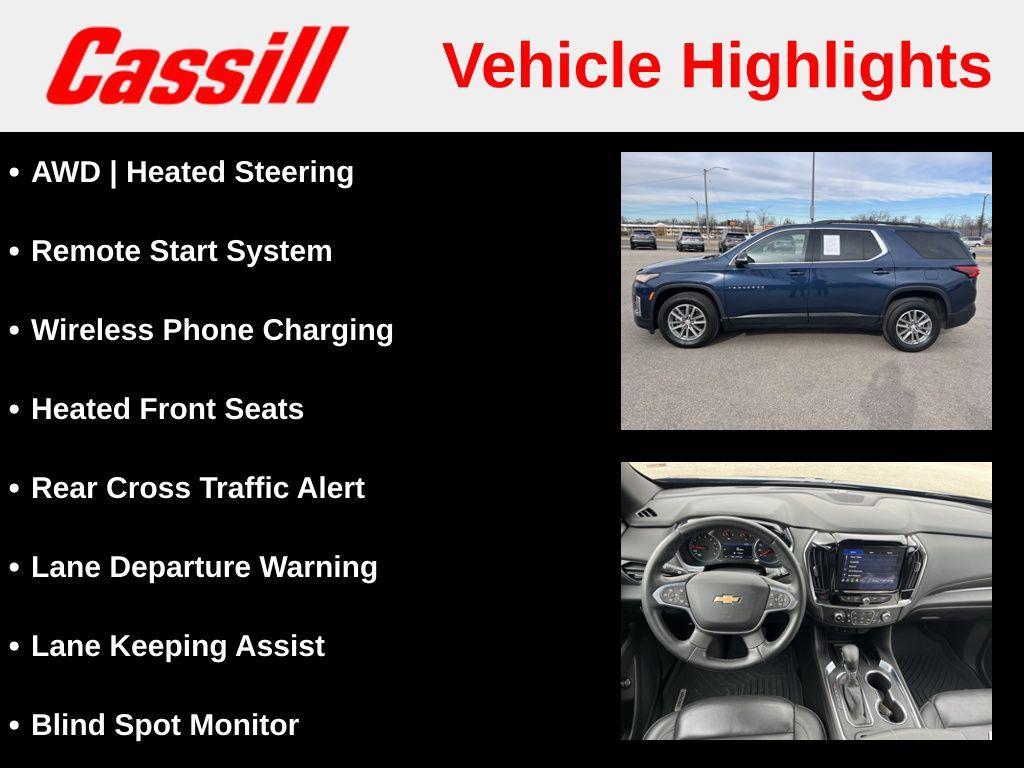 used 2023 Chevrolet Traverse car, priced at $32,369