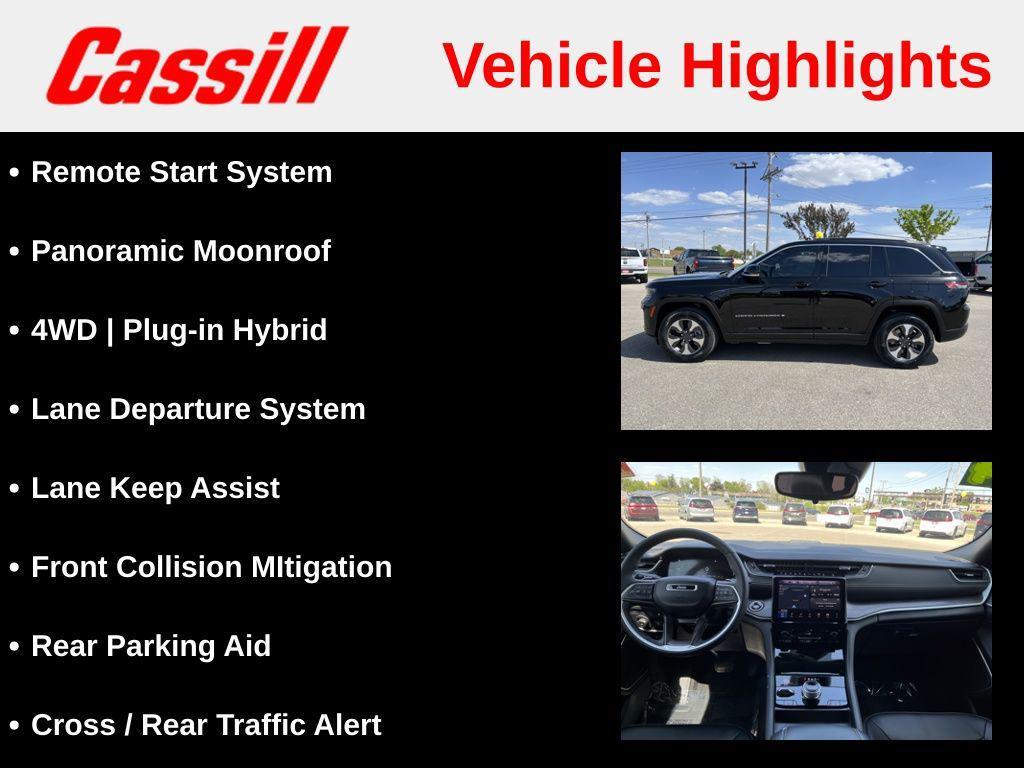 used 2024 Jeep Grand Cherokee 4xe car, priced at $29,776