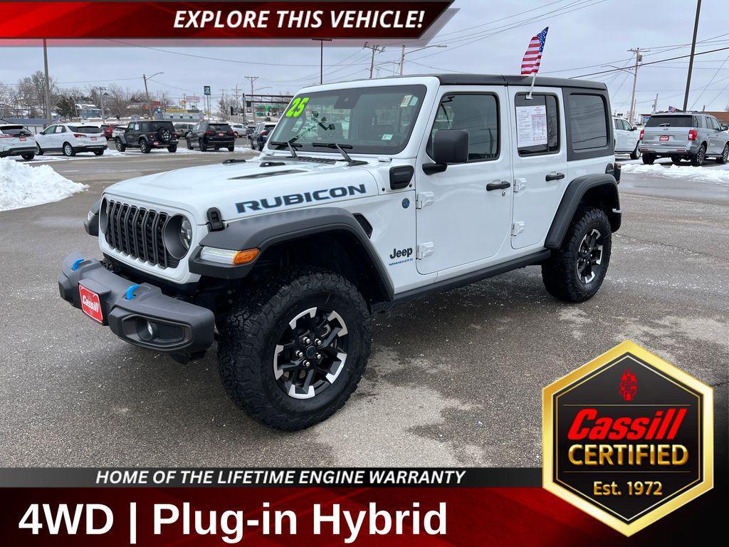 used 2025 Jeep Wrangler 4xe car, priced at $37,721