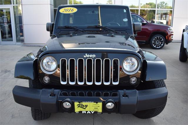 used 2016 Jeep Wrangler Unlimited car, priced at $17,812