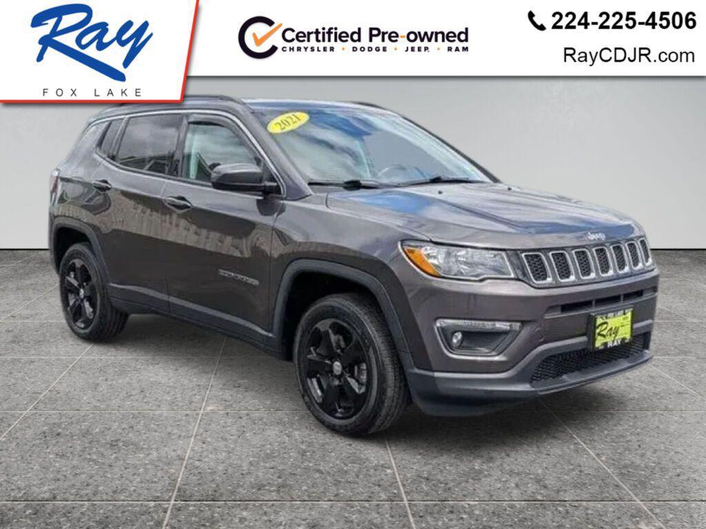 used 2021 Jeep Compass car, priced at $20,989