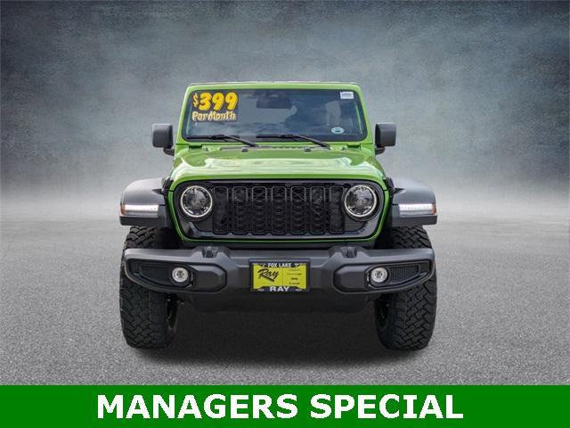 new 2025 Jeep Wrangler car, priced at $46,308