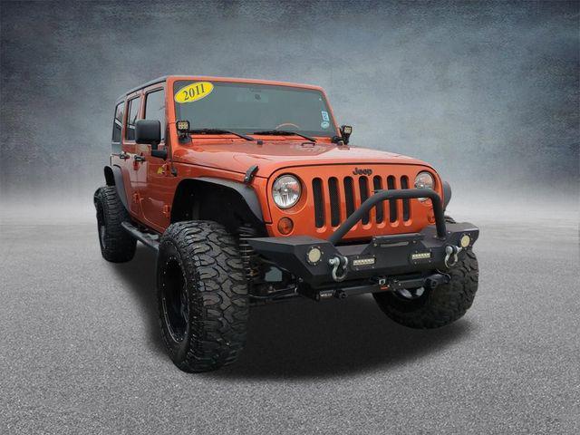 used 2011 Jeep Wrangler Unlimited car, priced at $10,955