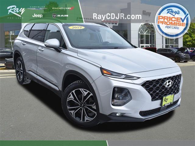 used 2019 Hyundai Santa Fe car, priced at $15,990