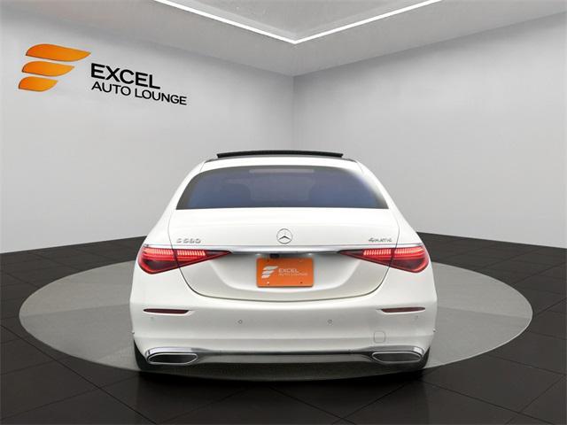 used 2021 Mercedes-Benz S-Class car, priced at $49,990
