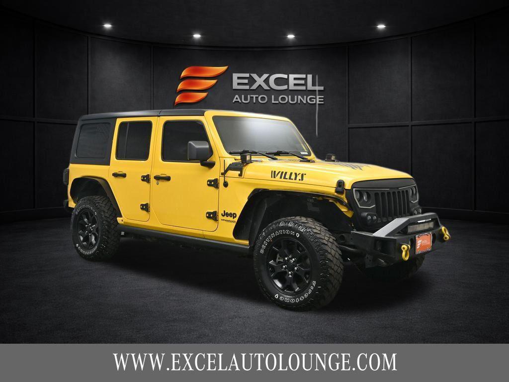 used 2021 Jeep Wrangler Unlimited car, priced at $23,748