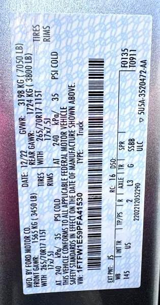 used 2023 Ford F-150 car, priced at $28,999