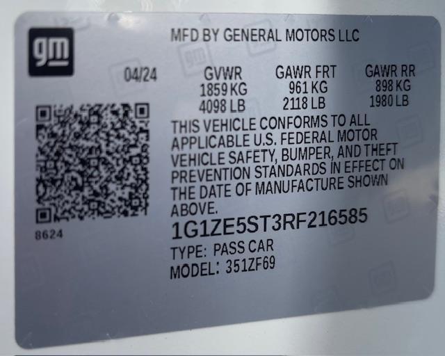 used 2024 Chevrolet Malibu car, priced at $23,699