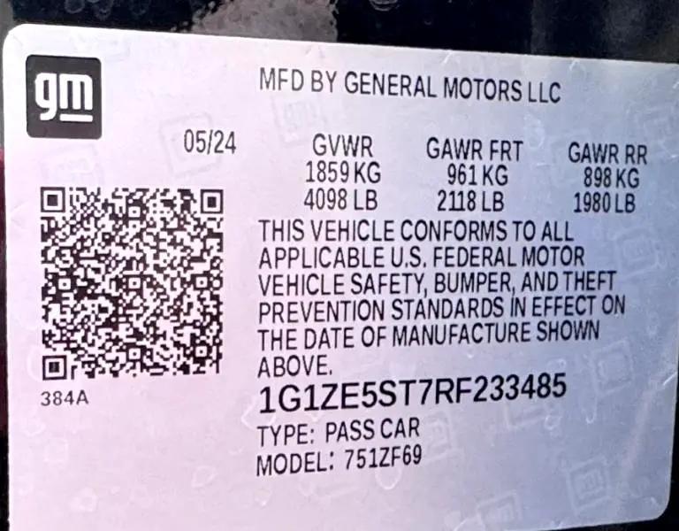 used 2024 Chevrolet Malibu car