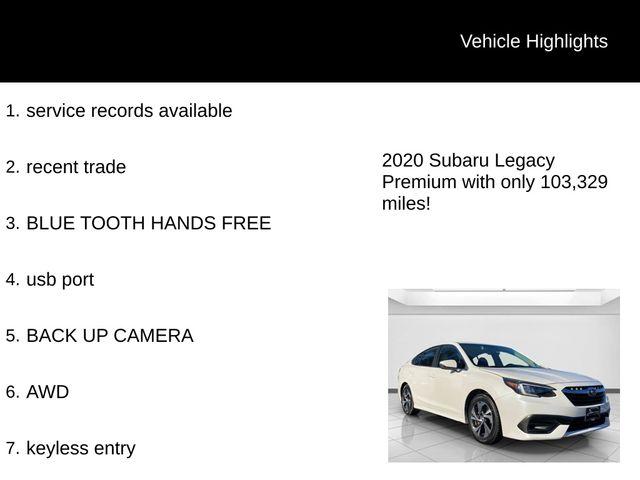 used 2020 Subaru Legacy car, priced at $14,498